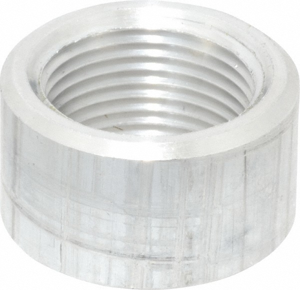 Merit Brass 3/4 x 2" 6061 Aluminum Pipe Nipple - 8012-200