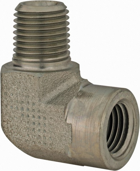 Parker Industrial Pipe Street Tee: 3/8" Female Thread, 3/8" Male Thread, MNPTF x FNPTF - 3/8 MRO-S
