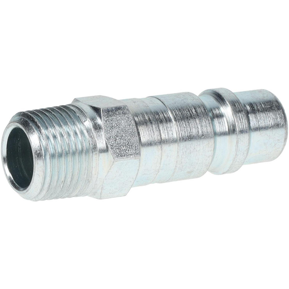 Parker Pneumatic Hose Coupling: 3/8-18, 1/2" Body Dia, Industrial Interchange - H0F