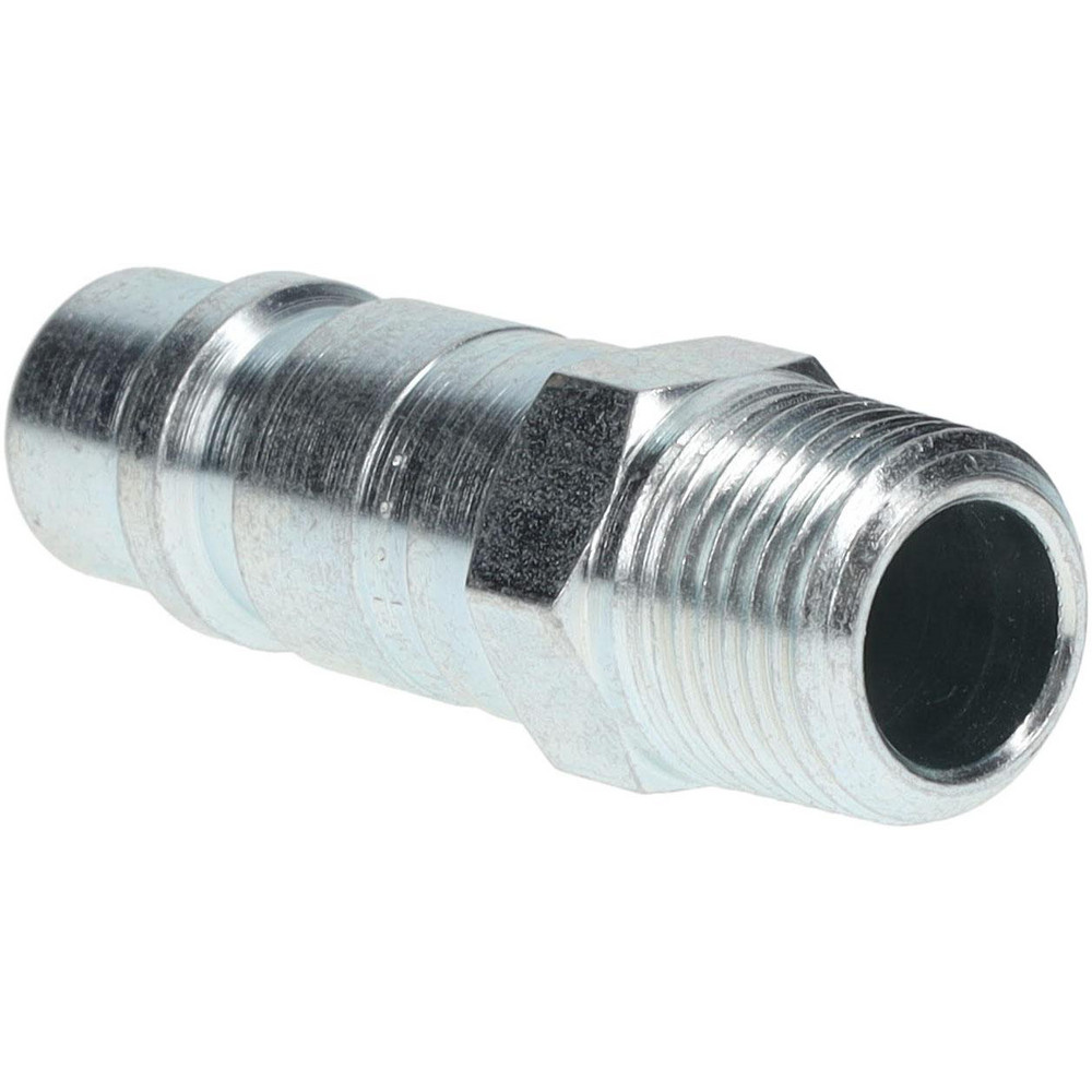 Parker Pneumatic Hose Coupling: 3/8-18, 1/2" Body Dia, Industrial Interchange - H0F