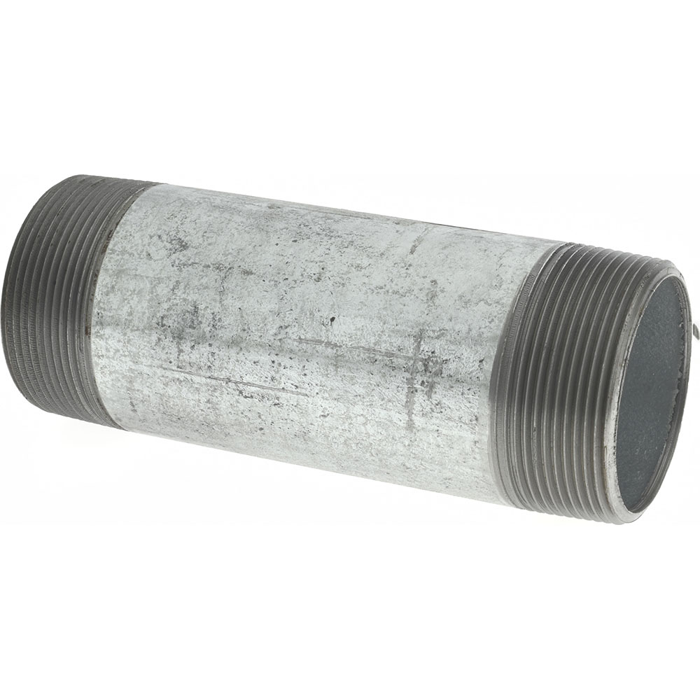Value Collection Galvanized Pipe Nipple: 3/4", 3" Long, Schedule 40, Steel - NG05030