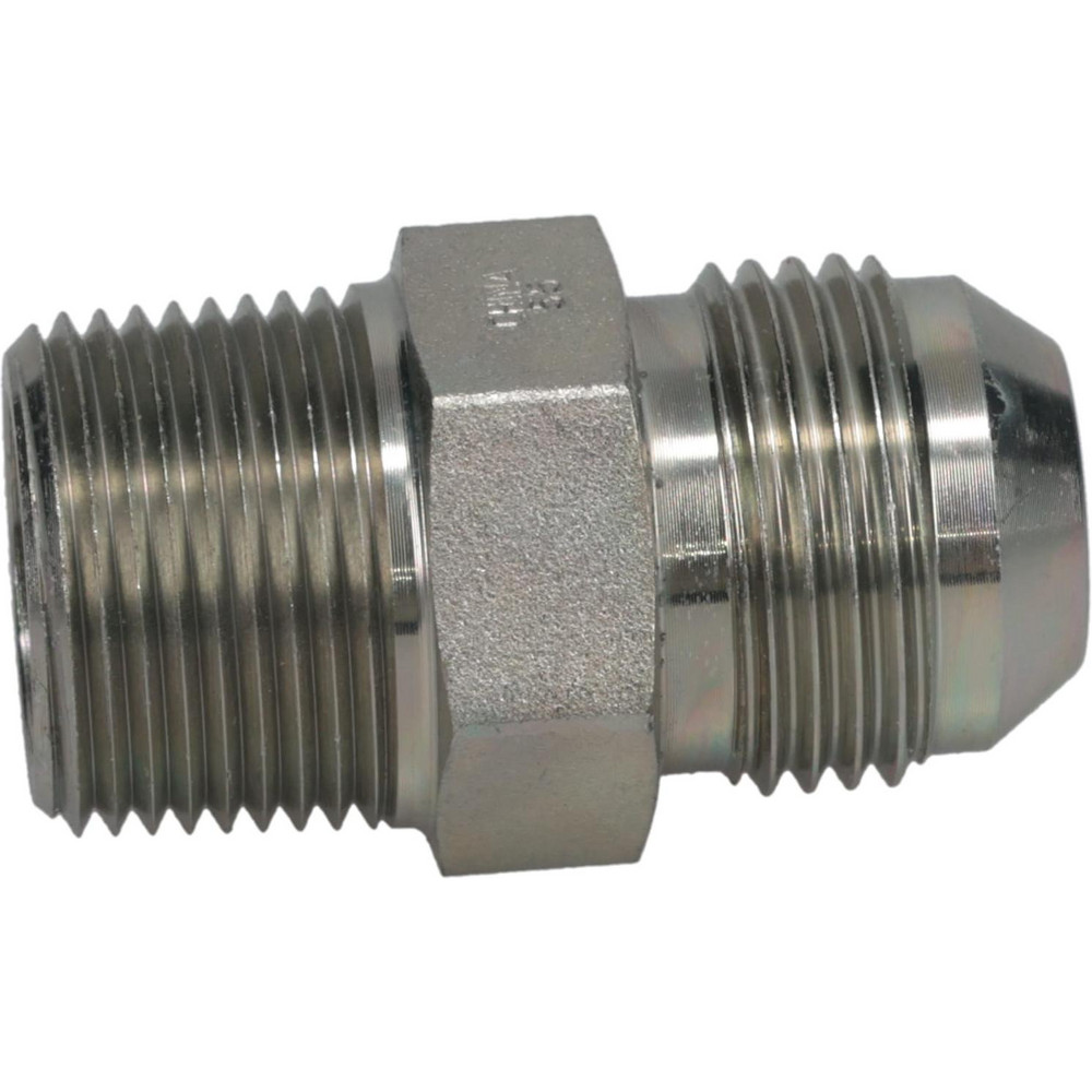 Eaton Steel Flared Tube Connector: 3/4" OD, 37 deg Flared Angle - 2021-12-12S