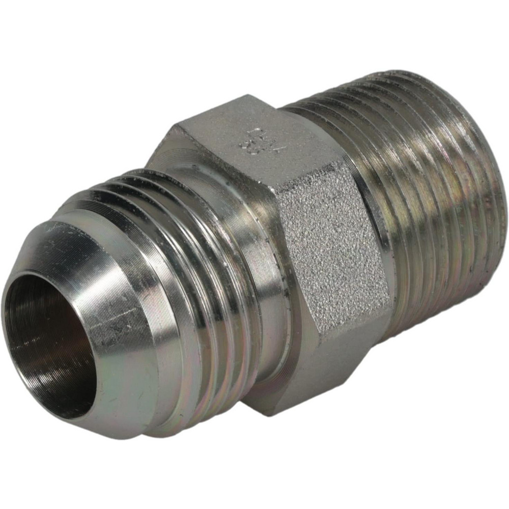 Eaton Steel Flared Tube Connector: 3/4" OD, 37 deg Flared Angle - 2021-12-12S