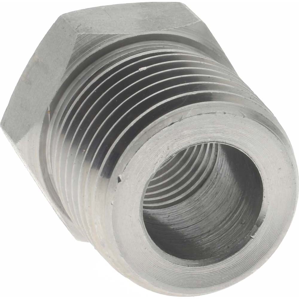 Merit Brass Pipe Bushing: 1/2 x 1/4", 304 & 304L Stainless Steel - 3414D-0804