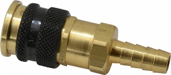 Parker Pneumatic Hose Coupling: 1/4" Body Dia, Industrial Interchange - 23KATF09MPN