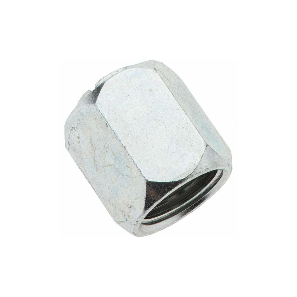 Parker Steel Flared Tube Cap: 3/8" OD, 37 deg Flared Angle - KP80601