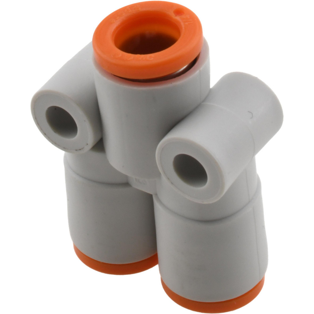 PRO-SOURCE Push-to-Connect Tube x Tube Fitting: 1/4" OD - 2558501465PRO