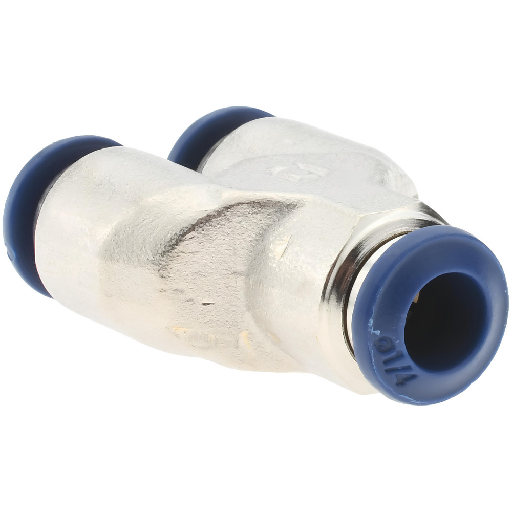 PRO-SOURCE Push-to-Connect Tube x Tube Fitting: 1/4" OD - 2558501465PRO