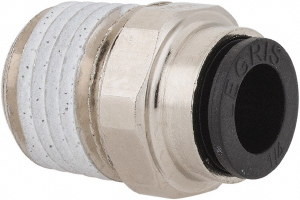 PRO-SOURCE Push-to-Connect Tube x Tube Fitting: 1/4" OD - 2558501465PRO