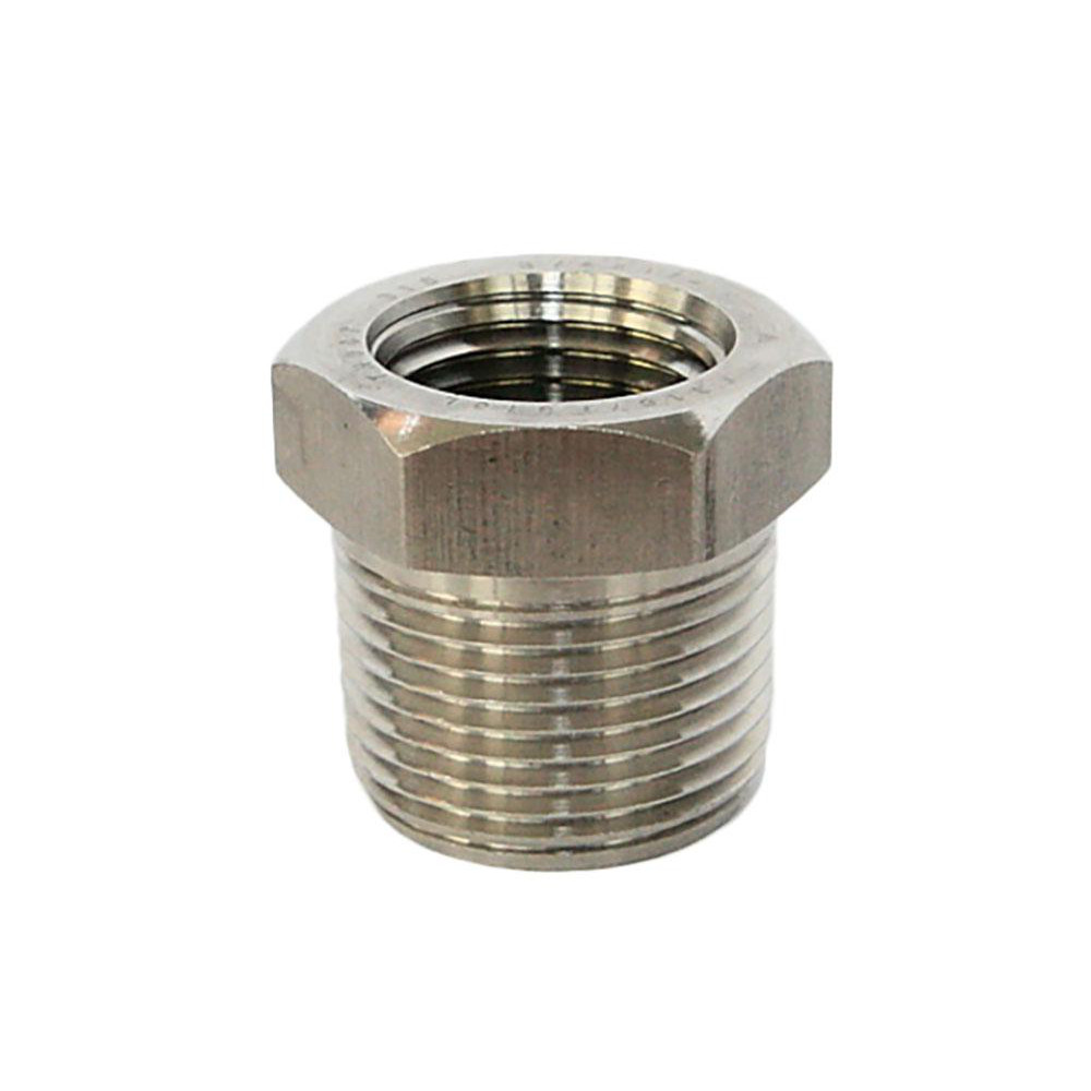 Merit Brass Pipe Bushing: 1/2 x 3/8", 316 Stainless Steel - K614-0806