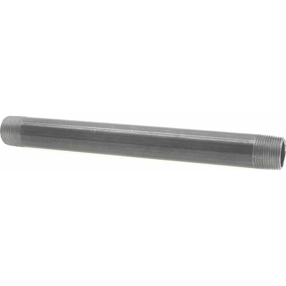B&K Mueller Black Pipe Nipple: 1" Dia x 12" Long, Schedule 40 - 585-120HN