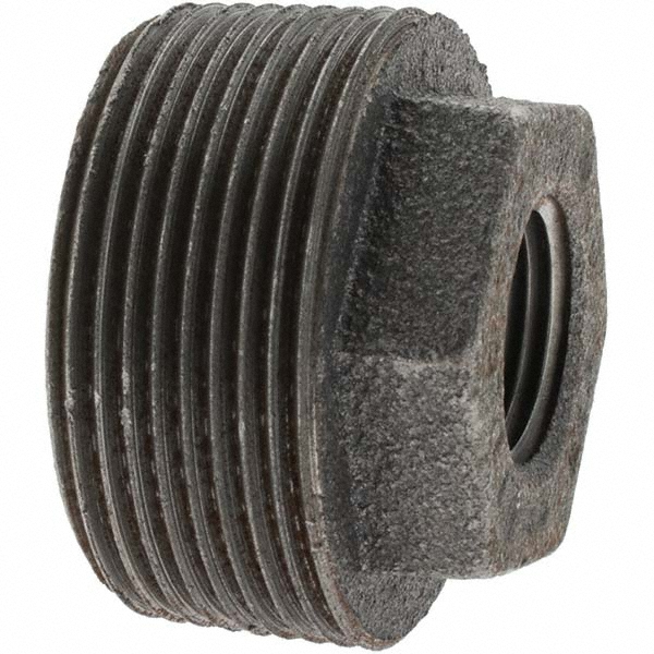 Merit Brass Pipe Bushing: 1-1/2 x 1/2", 304 Stainless Steel - K414-2408
