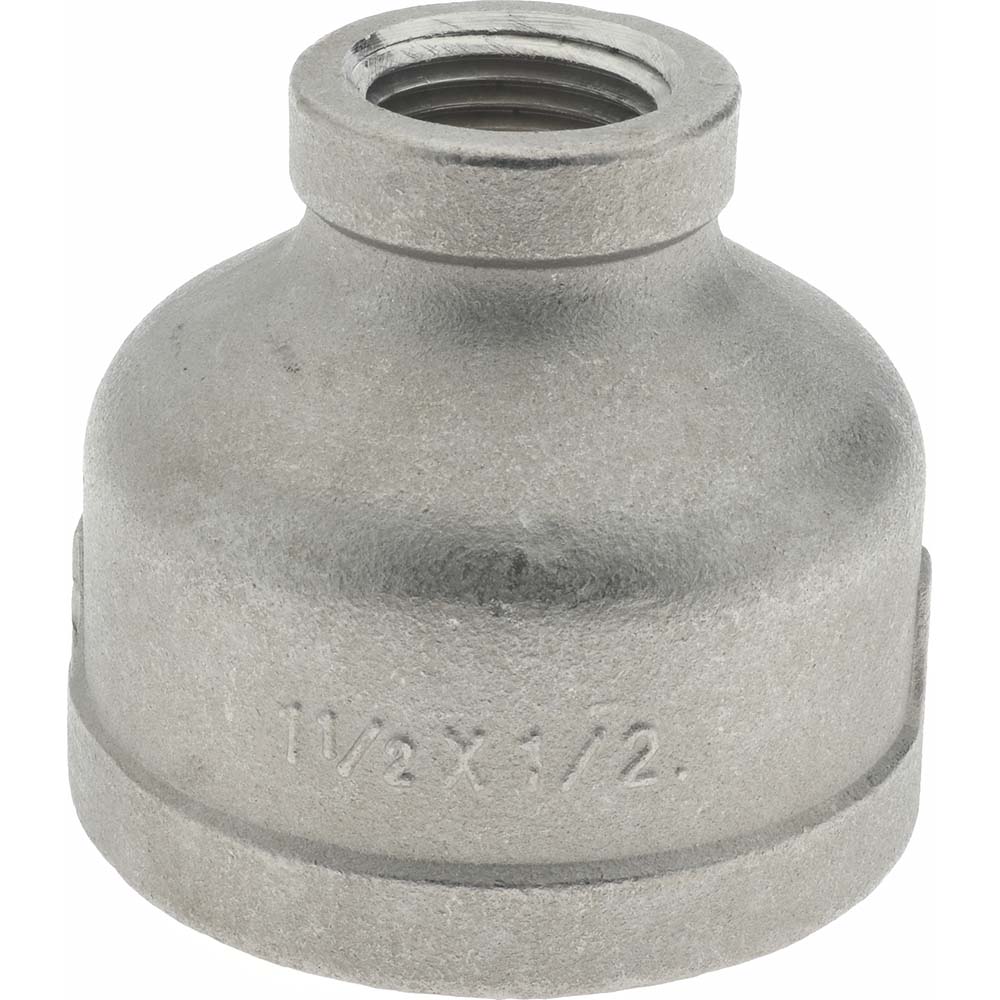 Merit Brass Pipe Reducer: 1-1/2 x 1", 316 Stainless Steel - K612-2416