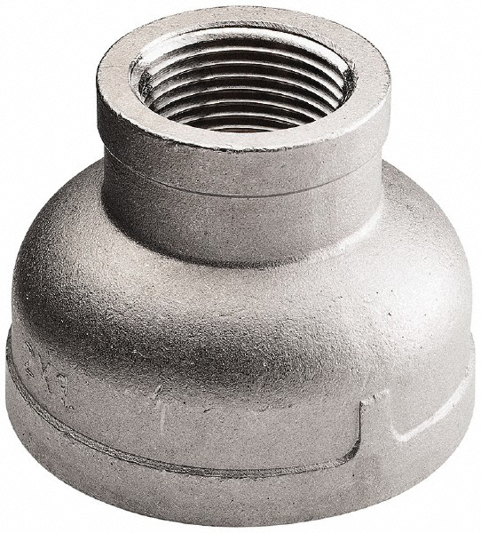 Merit Brass Pipe Reducer: 1-1/2 x 1", 316 Stainless Steel - K612-2416