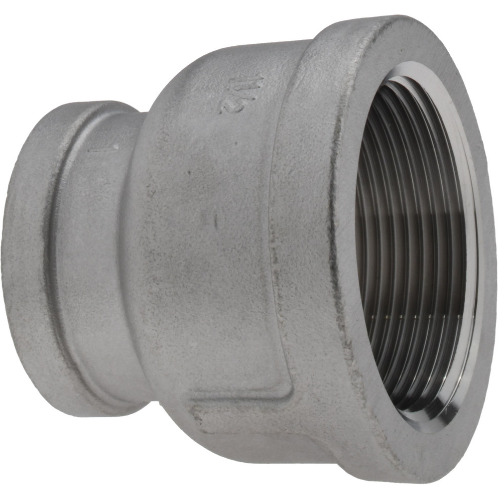 Merit Brass Pipe Reducer: 1-1/2 x 1", 316 Stainless Steel - K612-2416