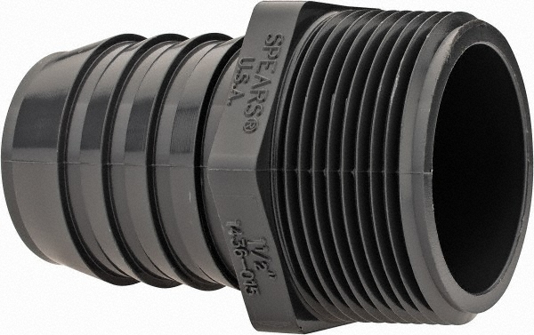 PRO-SOURCE 1-1/4" PVC Plastic Pipe Union with EPDM O-Ring - 898-012