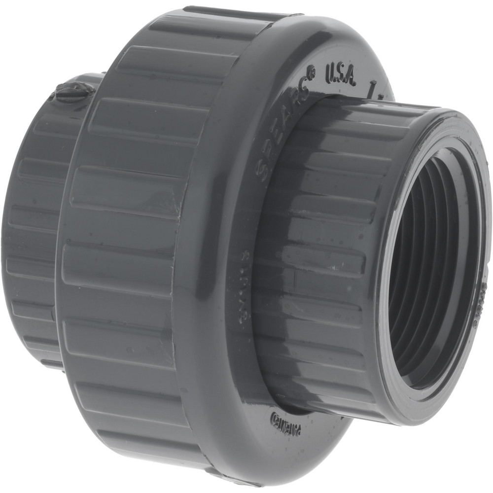 PRO-SOURCE 1-1/4" PVC Plastic Pipe Union with EPDM O-Ring - 898-012