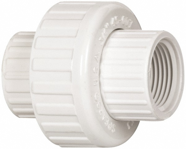 PRO-SOURCE 1-1/4" PVC Plastic Pipe Union with EPDM O-Ring - 898-012