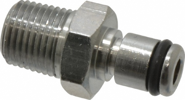 CPC Colder Products 1/8" Inside Tube Dia, Brass, Quick Disconnect, Hose Barb Inline Coupling Insert - MC2202