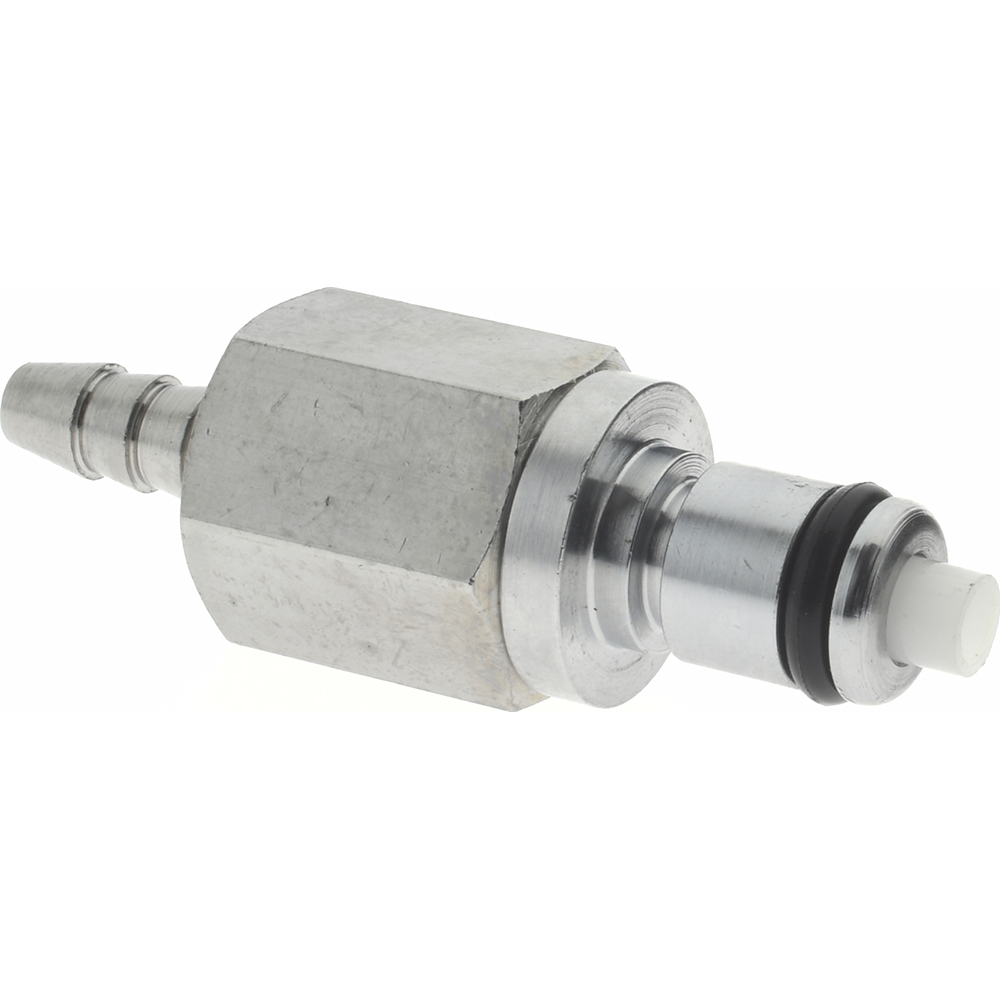 CPC Colder Products 1/8" Inside Tube Dia, Brass, Quick Disconnect, Hose Barb Inline Coupling Insert - MC2202