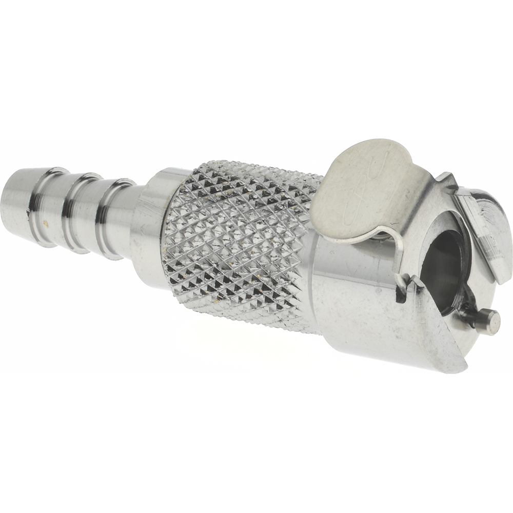 CPC Colder Products 1/8" Inside Tube Dia, Brass, Quick Disconnect, Hose Barb Inline Coupling Insert - MC2202