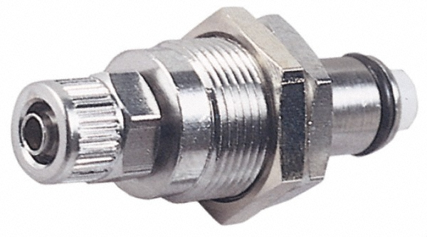 CPC Colder Products 1/8" Inside Tube Dia, Brass, Quick Disconnect, Hose Barb Inline Coupling Insert - MC2202
