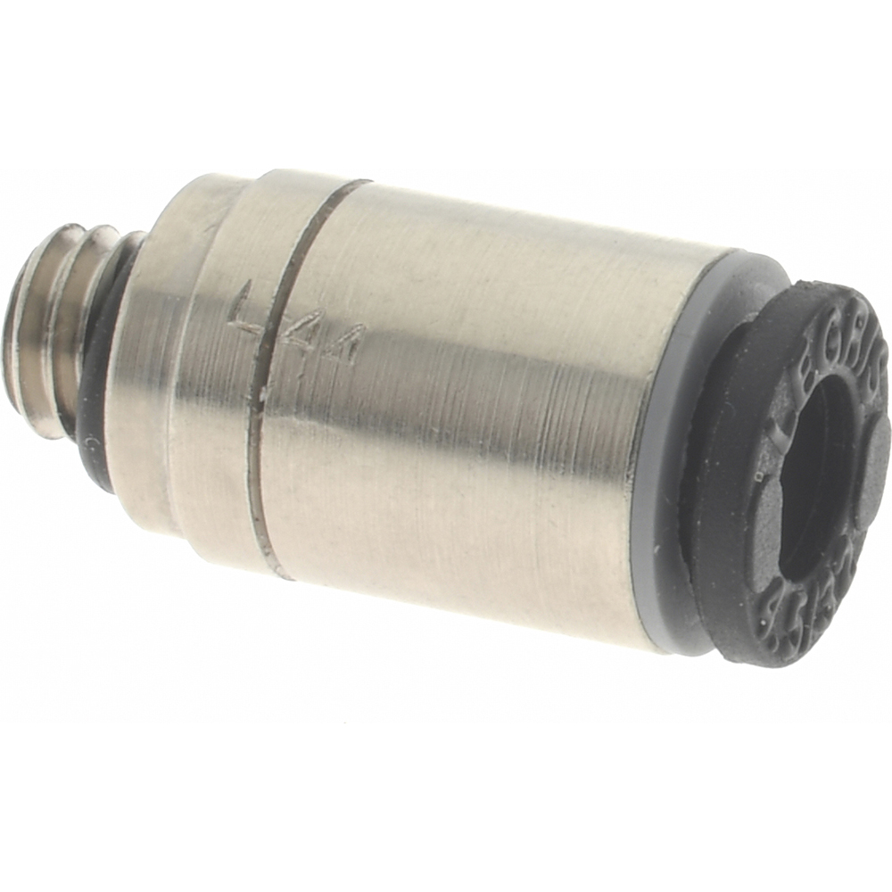 Legris Push-to-Connect Push-to-Connect Fitting: Connector, BSPP, 10.00 mm OD - 3101 10 17