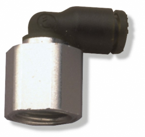 Legris Push-to-Connect Fitting: Female Elbow, NPT, 1/4" OD - 3009 56 11