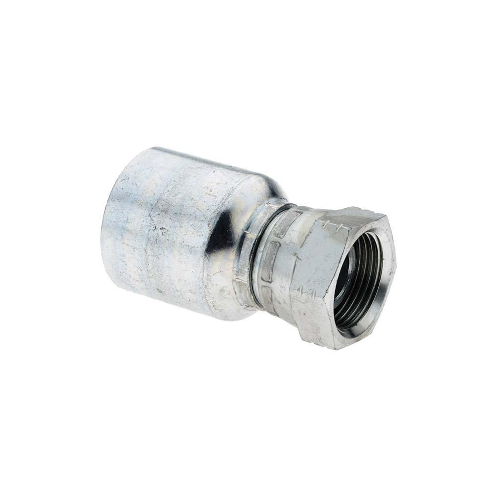 Parker Hydraulic Hose Female Pipe Rigid Fitting: 0.75" ID, 12 mm, 3/4" - PP-00107