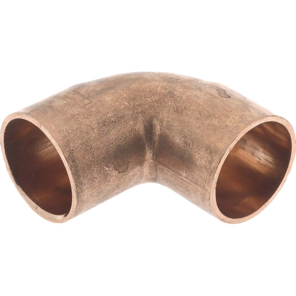 Mueller Industries Wrot Copper Pipe Tee: 1" Fitting, C x C x C, Solder Joint - W 04048