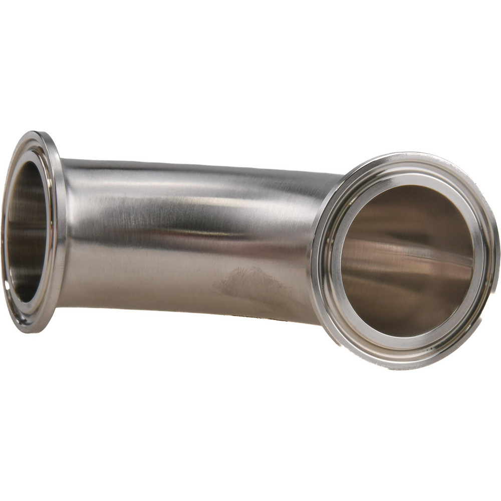 VNE Sanitary Stainless Steel Pipe End Cap: 1-1/2", Clamp Connection - EG16A-6L1.5