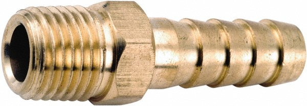 ANDERSON METALS Barbed Hose Fitting: 3/8" x 3/8" ID Hose, Female Connector - 757002-0606