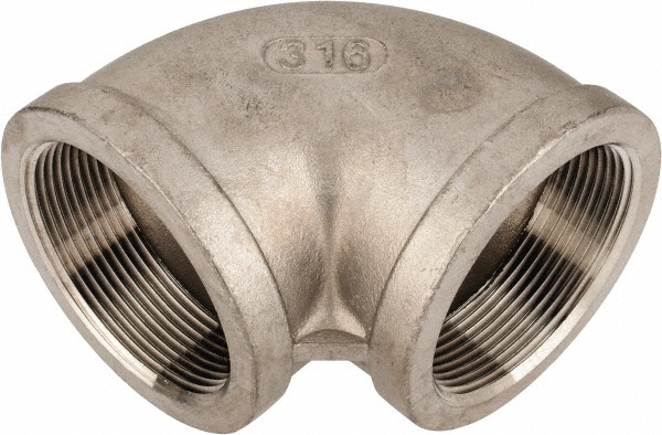 Value Collection Pipe 90 deg Elbow: 2", 316 Stainless Steel - 6LB902