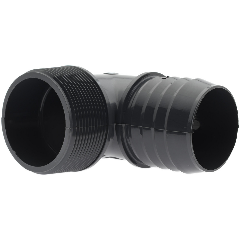 Value Collection Barbed Tube Elbow: 3/4" Barbs, 3/4" MIPT - 1413-007