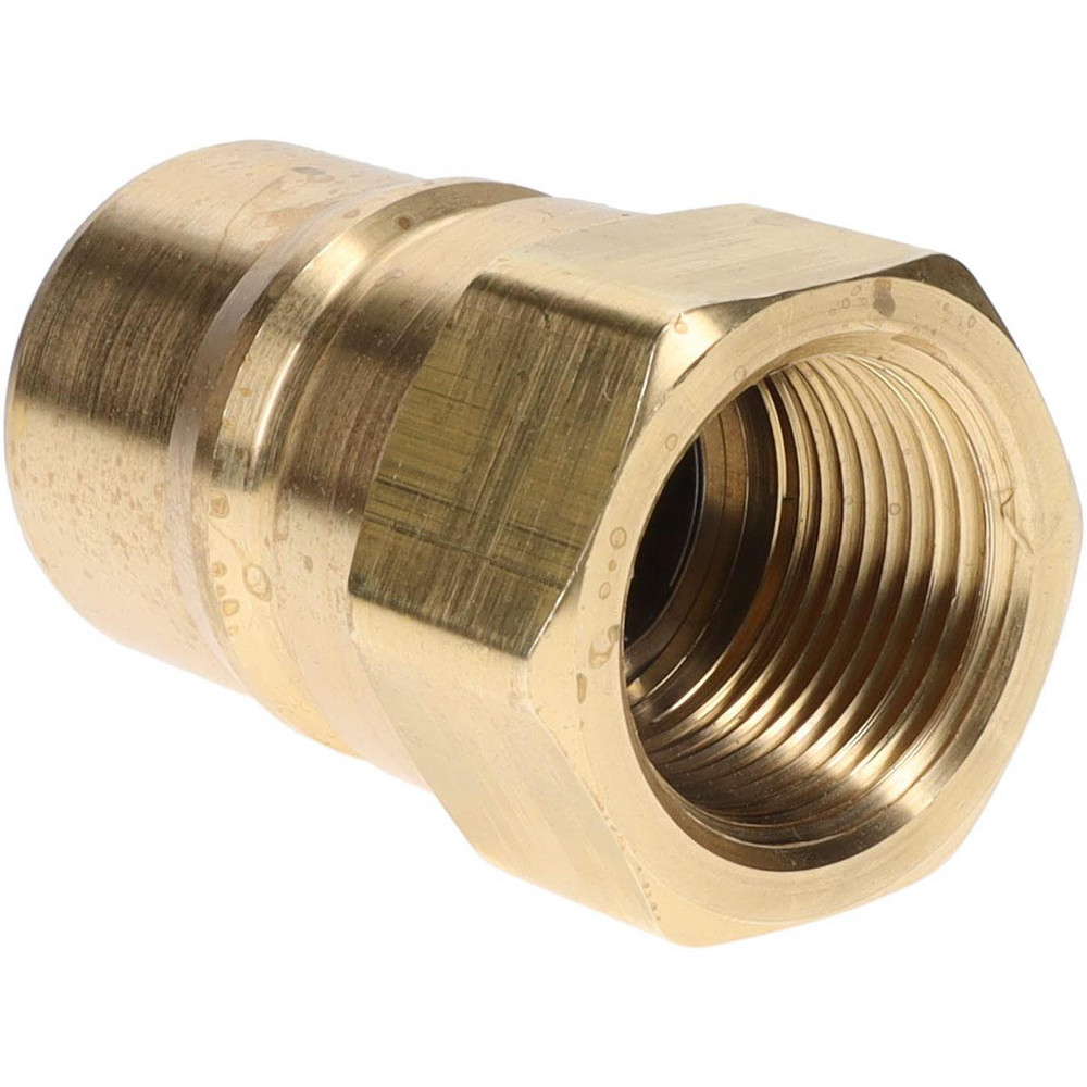 Parker Hydraulic Hose Female Pipe Rigid Nipple Fitting: 1", 1", 1,000 psi - BH8-61