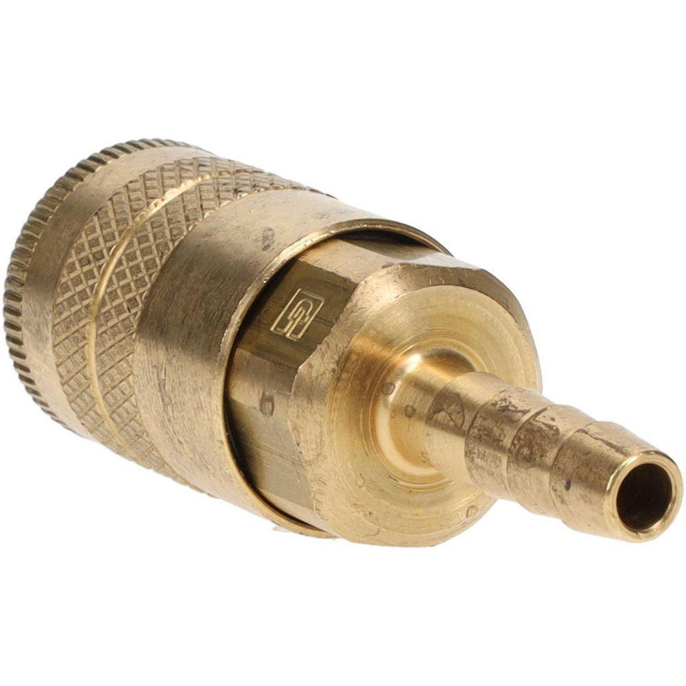 Parker Pneumatic Hose Coupling: 1/4" Body Dia, Industrial Interchange - B20-3B