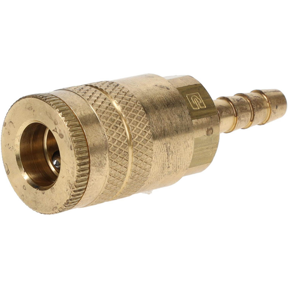 Parker Pneumatic Hose Coupling: 1/4" Body Dia, Industrial Interchange - B20-3B