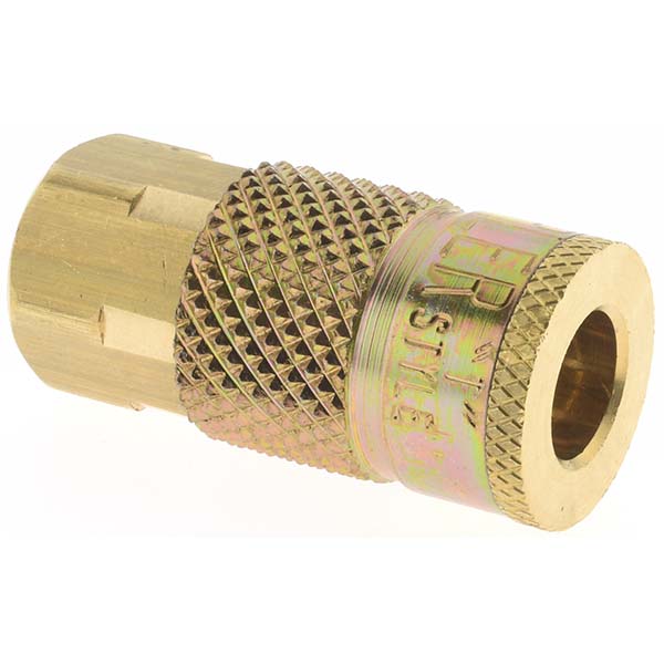 Parker Pneumatic Hose Coupling: 1/2" Body Dia, Tru-Flate Automotive Interchange - 16-7B