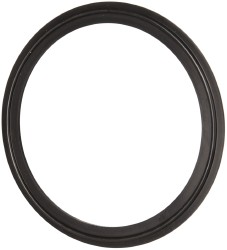 VNE Sanitary Tube Gasket: Viton, 2-1/2" OD - EG40V2.5