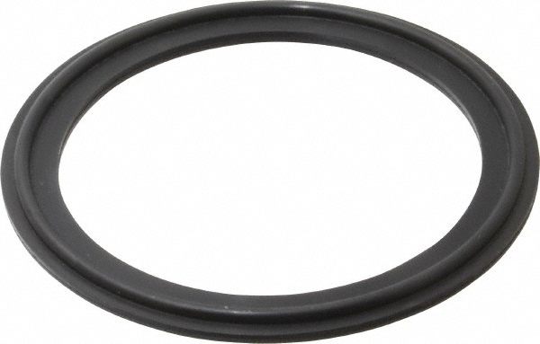 VNE Sanitary Tube Gasket: Viton, 2-1/2" OD - EG40V2.5