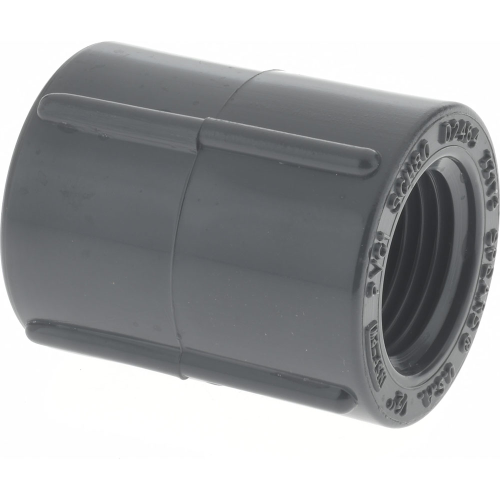 Parker Pneumatic Hose Coupling: 3/8-18, 1/2" Body Dia, Industrial Interchange - B36E
