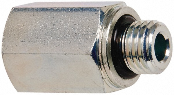 Voss Industrial Pipe Adapter: 1/4" Female Thread, 1/4" Male Thread, MBSPP x FNPT - PB 0404