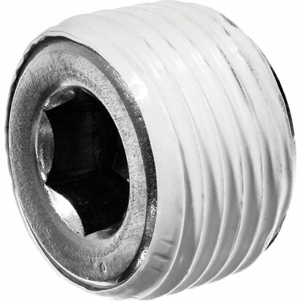 USA Industrials Pipe Hex Socket Plug: 1/8", 304 Stainless Steel - ZUSA-PF-320
