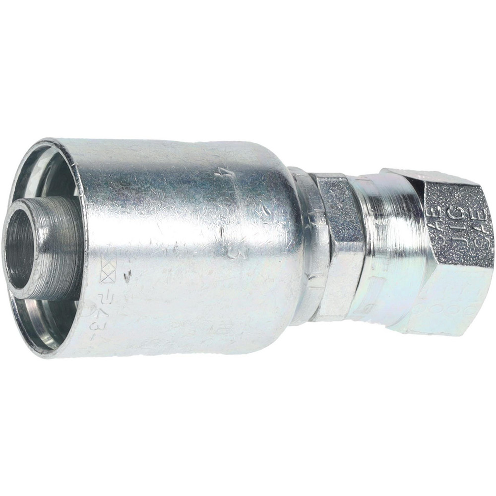 Parker Hydraulic Hose Female JIC 37 ° Swivel Fitting: 0.625" ID, 10 mm, 5/8" - 10643-10-10