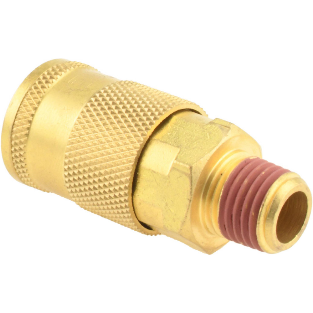 Coilhose Pneumatics Pneumatic Hose Coupling: 1/4" Thread, 1/4" Body Dia, Tru-Flate Automotive Interchange - 162