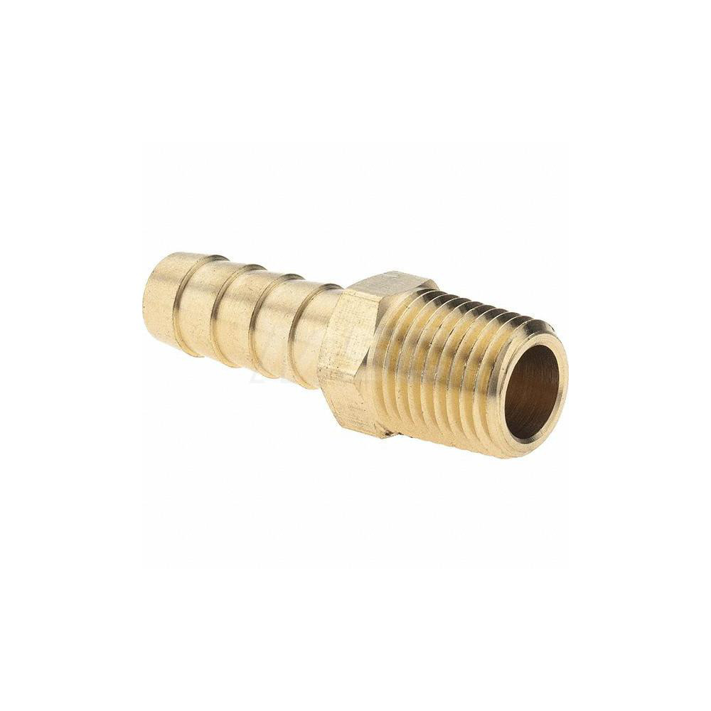 Value Collection Barbed Hose Fitting: 1/4" x 3/8" ID Hose, Male Connector - 2750002040