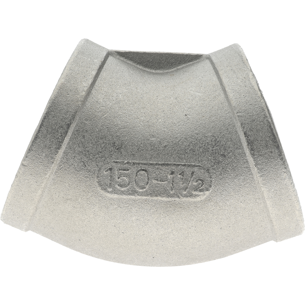 Merit Brass Pipe 45 deg Elbow: 1-1/2", 316 Stainless Steel - K602-24