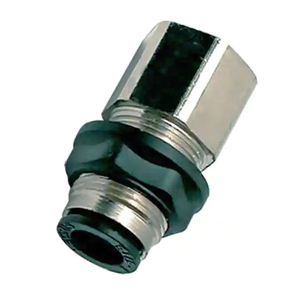 Parker Barbed Tube Bulkhead Union: Multiple Barbs, 5/16-24 - 22BH-4-4