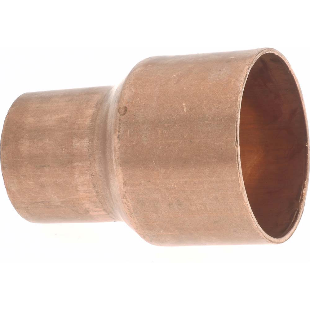 Mueller Industries Wrot Copper Pipe Reducer: 1-1/2" x 1" Fitting, C x C, Solder Joint - W 01065