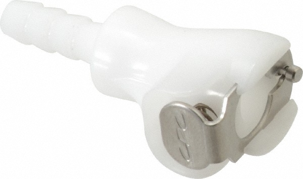 CPC Colder Products 1/4" Nominal Flow, 1/4" ID, Female, Inline Hose Barb-Female Socket - PLC17004